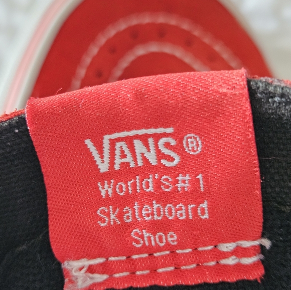 Vans Sk8-Hi OTW Repeat Racing Red High Top Sneaker Shoe Unisex Womens 8.5 Mens 7 - Picture 10 of 10